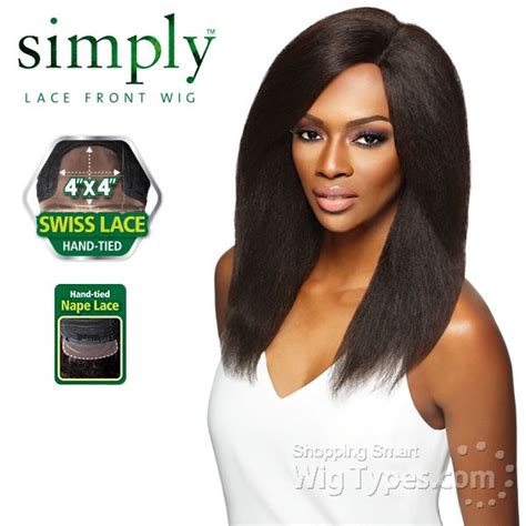 Outre Simply 100 Non Processed Brazilian Virgin Remy Human Hair Swiss Lace Front Wig