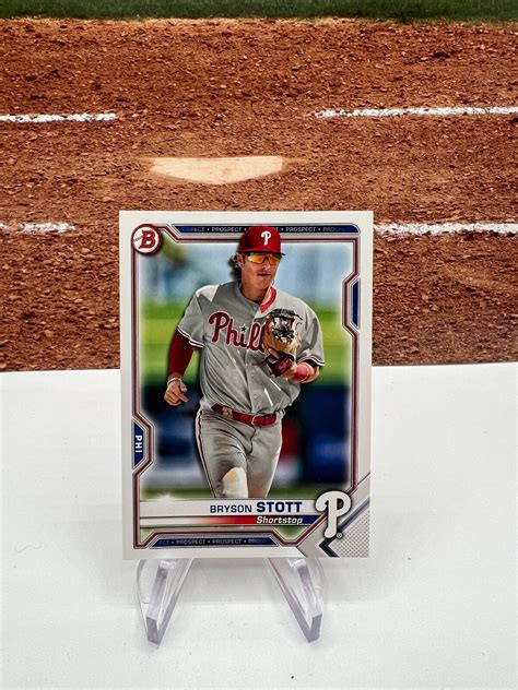 Bowman Prospects Bryson Stott Bp Philadelphia Phillies Ebay