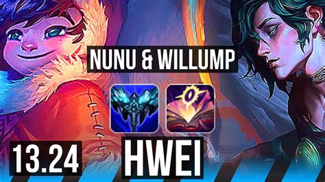 Nunu And Willump Vs Hwei Mid 8 0 5 700 Games Legendary Kr