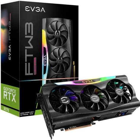 Evga Evga Geforce Rtx 3070 Ftw3 Ultra 8192 Mb Gddr6 Cdiscount