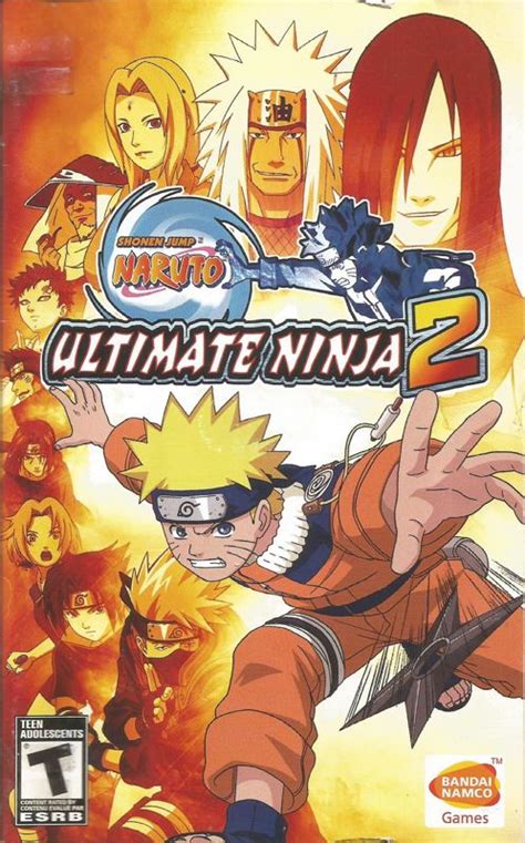 Naruto Ultimate Ninja 2 2004 Playstation 2 Box Cover Art Mobygames