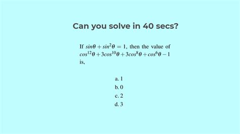 Trigonometry Questions For SSC CGL Tier 2 Set 12 Suresolv