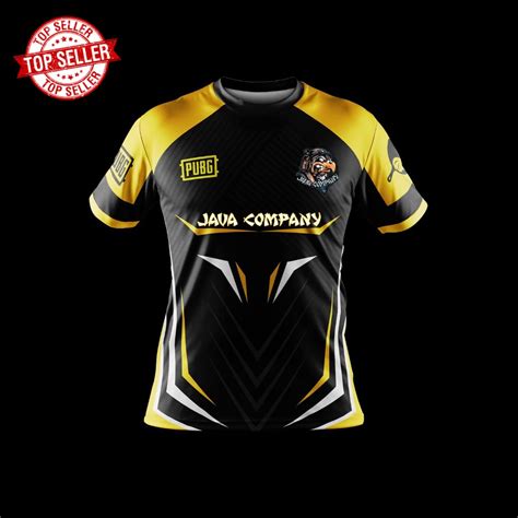 Jual Jersey Gaming Custom Pubg Free Desain Nickname Logo Shopee