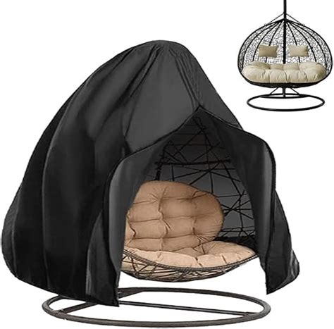 Amazon Patio Hanging Egg Chair Cover D Outdoor Double Wicker