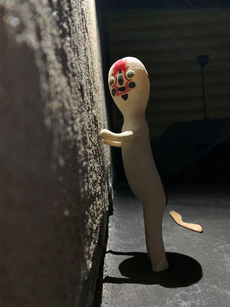 Scp 173 Figure Scp Foundation The Sculpture Peanut 9 Etsy