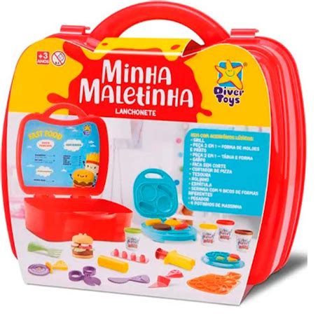 Kit Massinha De Modelar Diver Massa Lanchonete Divertoys