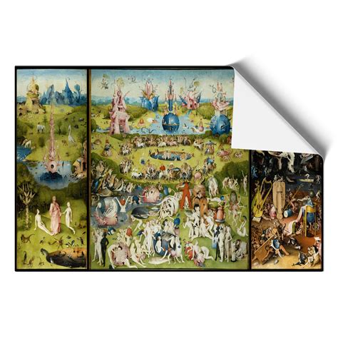 The Garden Of Earthly Delights By Hieronymus Bosch Wall Art Print