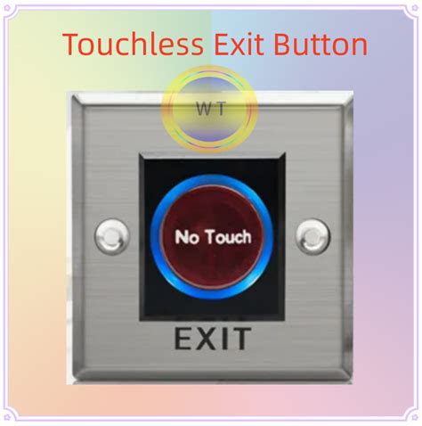 Infrared Sensor Switch No Touch Contactless Door Release Exit Button