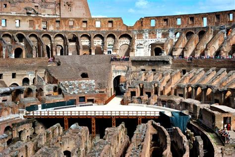 Colosseum of Rome, Some Details of Its Architecture Stock Photo - Image ...