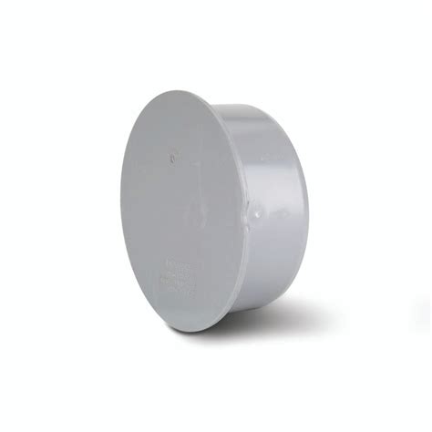 Polypipe Soil And Vent 110mm Grey Socket Plug