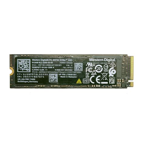 UŻYWANY DYSK SSD 512GB WESTERN DIGITAL SN730 SDBPNTY-512G-1006 NVMe ...