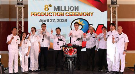 Honda Philippines Celebrates Millionth Unit Of Motorcycle Production