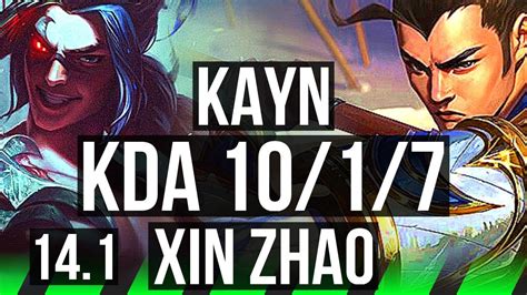 Kayn Vs Xin Jng Games Legendary Kr Master