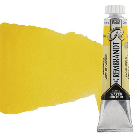 Rembrandt Artists Watercolor Cadmium Yellow 20ml Tube Jerry S Artarama