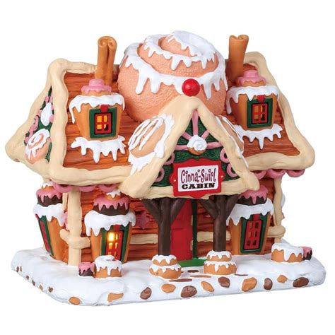 Lemax Cinna Swirl Cabin Sugar N Spice 2018 Christmas Village Lemax