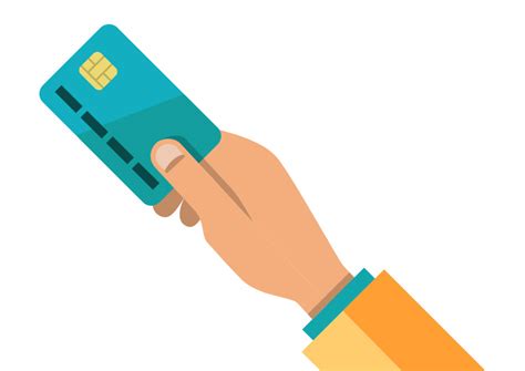 Hand Holding Credit Card Vector - SuperAwesomeVectors