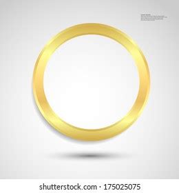 Gold Ring Stock Vector Royalty Free 175025081 Shutterstock