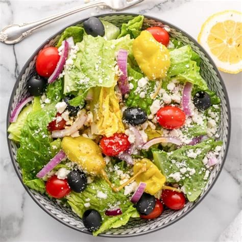 Panera Greek Salad All She Cooks