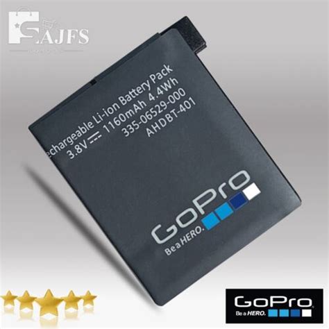 GoPro AHDBT401AS 1160mAh Li Ion Rechargeable Battery For Sale Online EBay