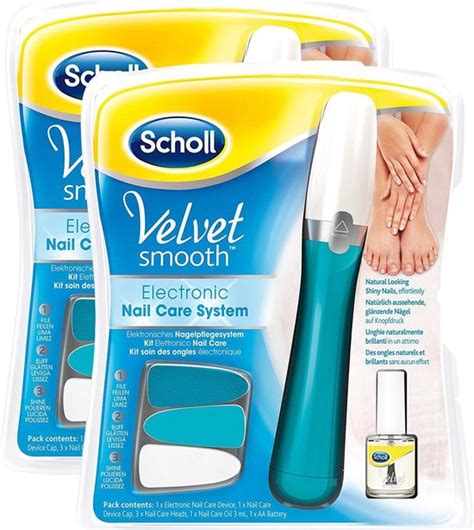 Scholl Velvet Smooth système électronique de soin des ongles avec de l