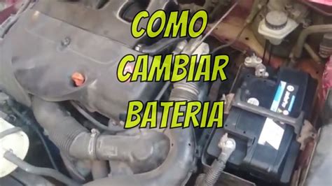 Como Cambiar La Bateria Del Coche Tu Mismo YouTube