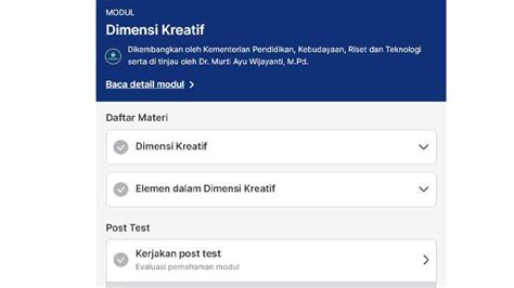 Kunci Jawaban Post Test Modul 7 Profil Pelajar Pancasila Dimensi