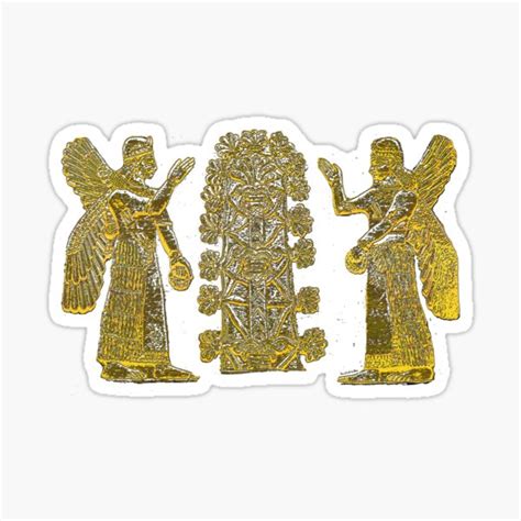 "Sumerian Tree of Life" Sticker for Sale by BizzyBzzz | Redbubble