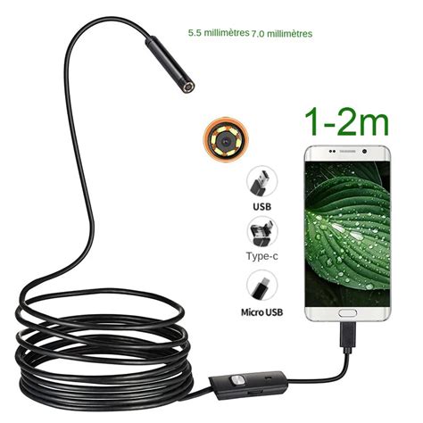 Endoscope Android En Mm Cam Ra D Inspection Endoscopique Usb