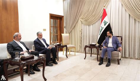 Al Halbousi Receives A Delegation From The Iranian Shura Council Headed