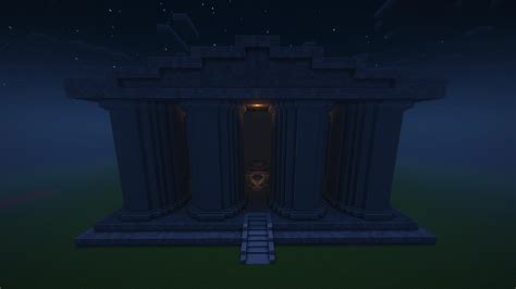 Greek Doric Temple Minecraft Schematic