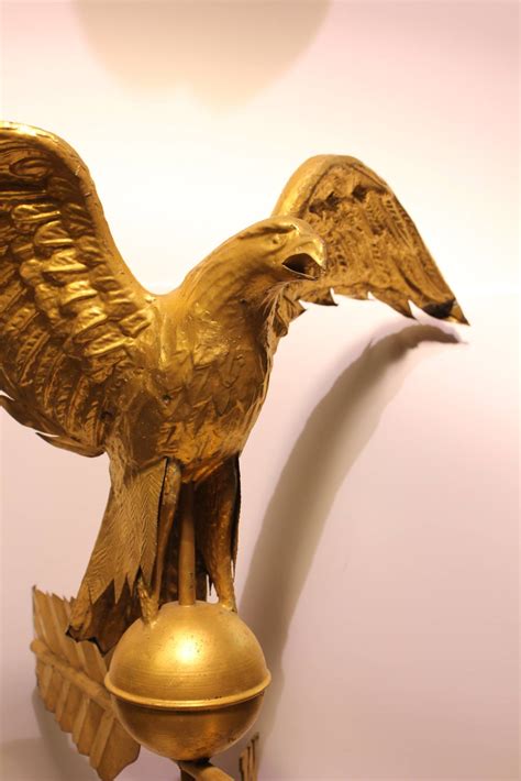 Full Body 19th Century American Tin Eagle Weathervane At 1stdibs