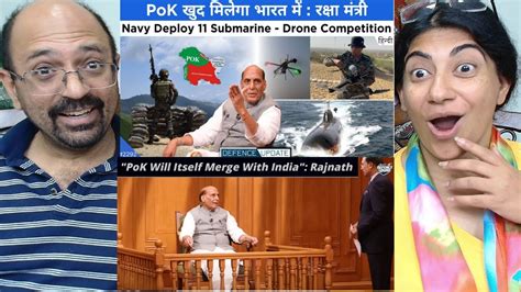 Pok Merger Soon Navy Deploys Submarines Pak Trade With India