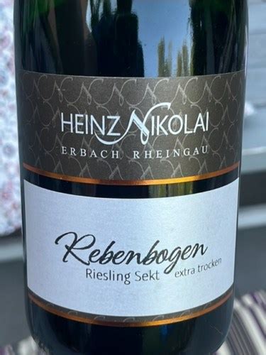 Heinz Nikolai Rebenbogen Riesling Sekt Extra Trocken Vivino Australia