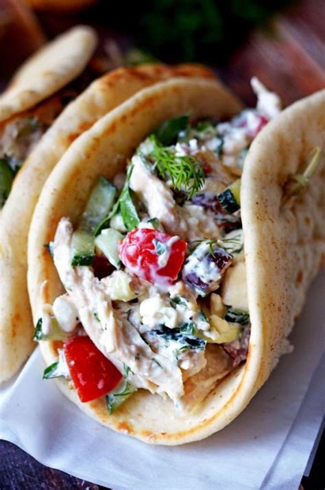 Easy Greek Tzatziki Chicken Salad Savannah Oliver