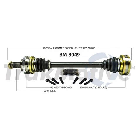 Cv Axle Shaft Rear Passenger Side Surtrack Bm