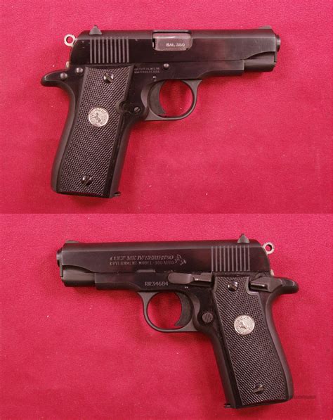 Colt MK IV Series 80 Government Model 380 For Sale