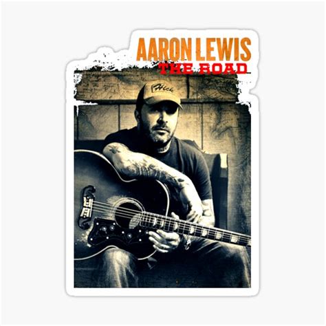 Aaron Lewis The Road Tour 2016 Sticker For Sale By Bunter09 Redbubble