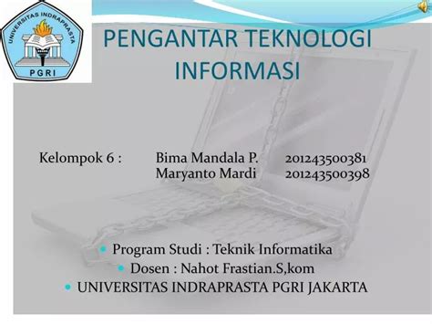 Ppt Pengantar Teknologi Informasi Powerpoint Presentation Free Download Id 1666001