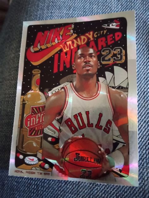 Ultra Big Box Royal Prism Michael Jordan Prism Vending Sticker Rare Etsy