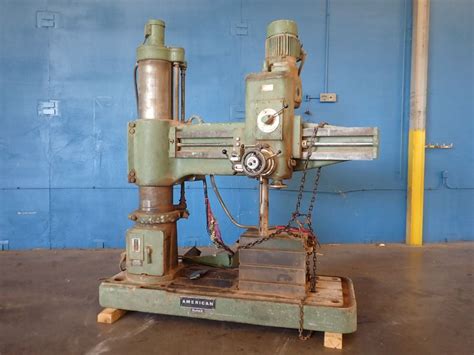 Used American Radial Arm Drill HGR Industrial Surplus