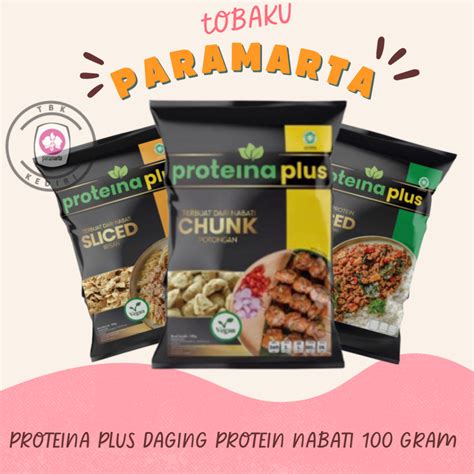 Jual PROTEINAPLUS PROTEIN NABATI DAGING NABATI 100 GRAM PROTEINAPLUS