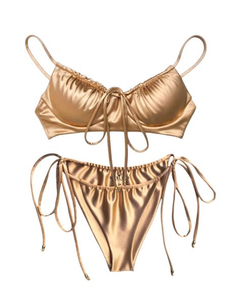 Bikini Coral Gold MERLINA BEACHWEAR