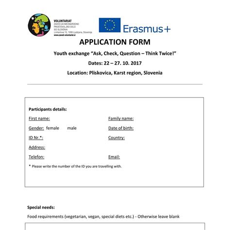 Application Form Think Twice Docx Docdroid