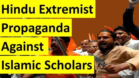 Hindu Extremist Propaganda Against Islamic Scholars Wion Youtube