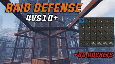 Online Raid Defense Vs Rust Console Youtube