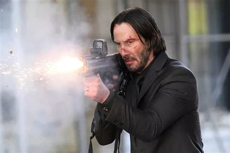 Keanu Reeves DESTORYS Shooting Range As He Unleashes His Inner Action