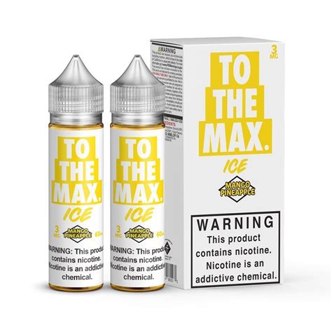 Mango Pineapple By To The Max Ice 120ml Puffin Vape Shop Pv Shop