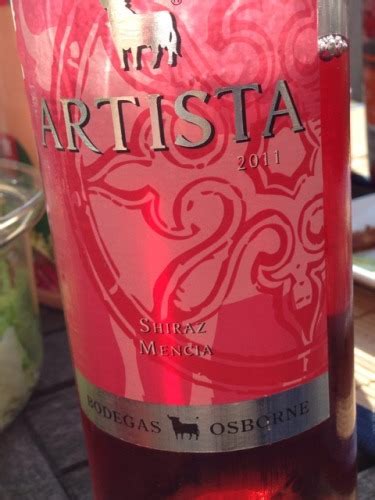 Osborne Artista Shiraz Tempranillo Mencia Rosé Vivino United States