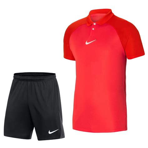 Kit Dentraînement Nike Academy Pro Polo Rouge Vif Noir Voetbalshop Be