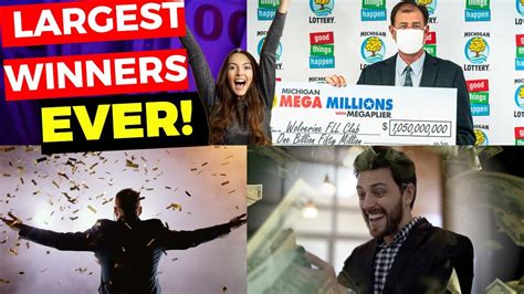 10 LARGEST Lottery Jackpot WINNERS YouTube